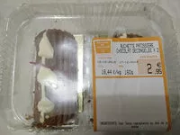 Mängden socker i Bûchette pâtissière chocolat décongelé X 2