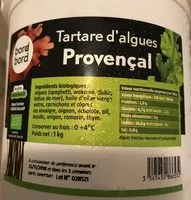 Mängden socker i Tartare d'algues