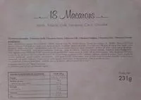 Mängden socker i Macarons