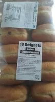 Mängden socker i 10 beignets chocolat noisette