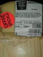 Mängden socker i Appenzeller