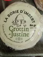 Mängden socker i Crottin de Justine