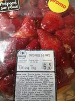 Mängden socker i Tarte aux fraise