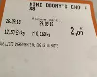 Mängden socker i Mini donuts chocolat