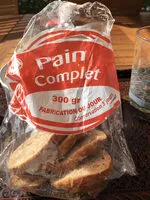 Mängden socker i Pain complet