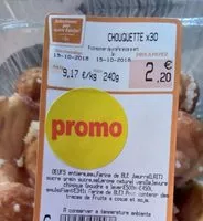 Mängden socker i Chouquette