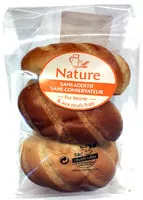 Mängden socker i Pain au lait nature