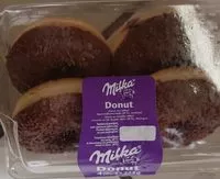 Mängden socker i Donut chocolat milka