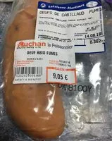 Mängden socker i Oeufs de cabillaud fumés