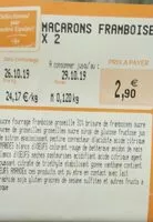 Mängden socker i Macaron