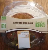 Mängden socker i Galette frangipane bio