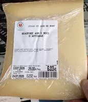 Mängden socker i Beaufort AOP 5 mois