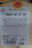 Mängden socker i Morbier aop