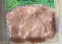 Mängden socker i Thin sliced chicken breast