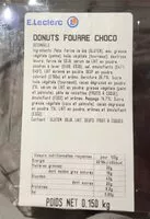 Mängden socker i Donuts fourre choco