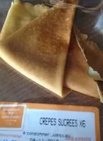 Mängden socker i Crepes sucrees