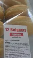 Mängden socker i Beignets Framboise