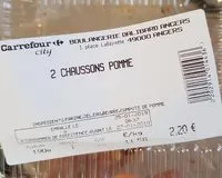 Mängden socker i Chaussons aux pommes