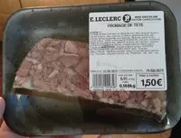 Mängden socker i Fromage de tête Leclerc