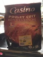 Mängden socker i Poulet cuit roti a la broche