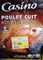 Mängden socker i Poulet cuit rôti à la broche