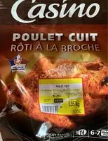 Mängden socker i Poulet cuit à la broche