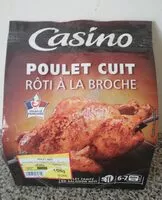 Mängden socker i Poulet cuit rôti à la broche