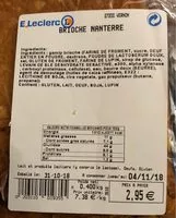 Mängden socker i Brioche