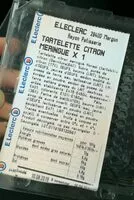 Mängden socker i Tartelette citron meringue