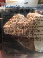 Mängden socker i Millefeuille *2