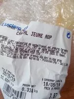 Mängden socker i Cantal jeune Aop