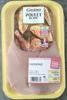 Mängden socker i 2 Filets de poulet