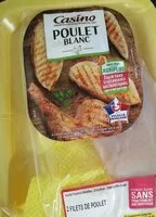 Mängden socker i Filets de poulet