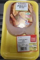 Mängden socker i 2 filets de poulet blanc