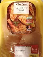 Mängden socker i Poulet jaune Casino - filets