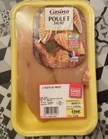 Mängden socker i 2 Filets de poulet jaune