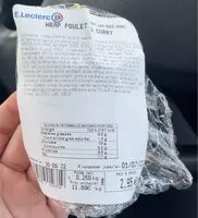 Mängden socker i Wrap poulet curry