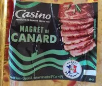 Mängden socker i Magret de canard cru