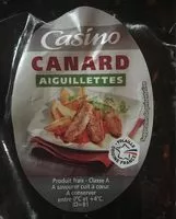 Mängden socker i Aiguillettes de canard