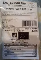 Mängden socker i Jambon cuit bio 2 TR