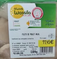 Mängden socker i filets de poulet