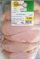 Mängden socker i Filet de poulet halal