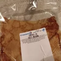 Mängden socker i Crêpe