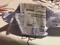 Mängden socker i Tomme de montagne