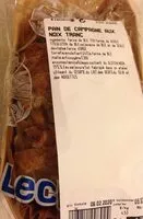 Mängden socker i Pain de campagne aux noix