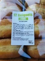 Mängden socker i Beignets