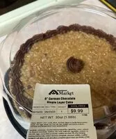 Mängden socker i German Chocolate Cake