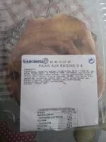 Mängden socker i Pain au raisin