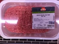 Mängden socker i Haché nature pur porc