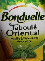 Mängden socker i Taboulé oriental menthe et huile d'olive